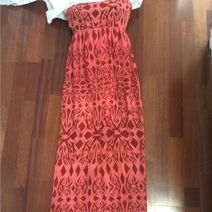 Pink/Red Long Dress